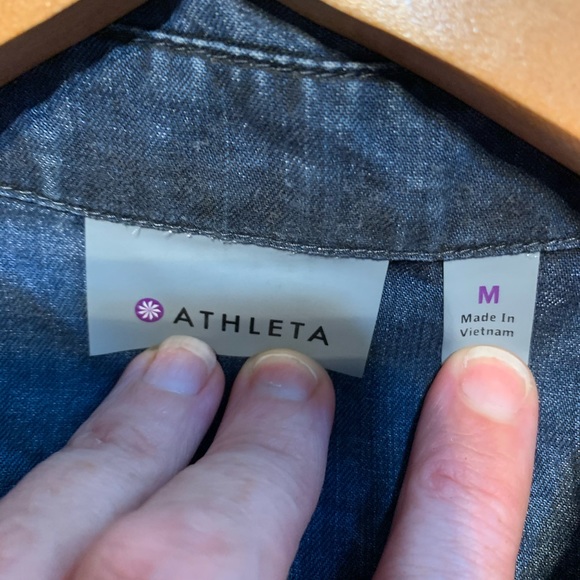 Athleta Denim Dress - Picture 4 of 5